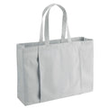 Light Grey - Front - Westford Mill EarthAware Yoga Organic Tote Bag