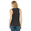 Dark Grey Heather - Back - Bella + Canvas Womens-Ladies Muscle Jersey Tank Top