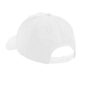 White - Back - Beechfield 5 Panel Organic Cotton Baseball Cap