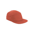 Terracotta - Front - Beechfield Unisex Adult Canvas 5 Panel Baseball Cap