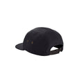 Black - Back - Beechfield Unisex Adult Canvas 5 Panel Baseball Cap