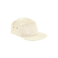 Natural - Front - Beechfield Unisex Adult Canvas 5 Panel Baseball Cap