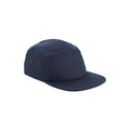 Navy - Front - Beechfield Unisex Adult Canvas 5 Panel Baseball Cap