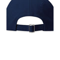 French Navy-Stone - Back - Beechfield Unisex Adult Pro-Style Heavy Brushed Cotton Baseball Cap