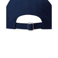 French Navy - Back - Beechfield Unisex Adult Pro-Style Heavy Brushed Cotton Baseball Cap