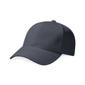 Graphite - Front - Beechfield Unisex Adult Pro-Style Heavy Brushed Cotton Baseball Cap