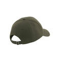 Olive - Back - Beechfield Unisex Adult Pro-Style Heavy Brushed Cotton Baseball Cap