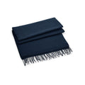 French Navy - Front - Beechfield Unisex Adult Classic Woven Scarf