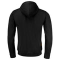 Black - Back - Jobman Unisex Adult Full Zip Hoodie