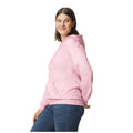 Light Pink - Side - Gildan Unisex Adult Softstyle Fleece Midweight Hoodie