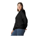 Black - Side - Gildan Unisex Adult Softstyle Fleece Midweight Hoodie