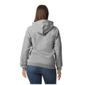 Sports Grey - Back - Gildan Unisex Adult Softstyle Fleece Midweight Hoodie