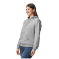 Sports Grey - Side - Gildan Unisex Adult Softstyle Fleece Midweight Hoodie