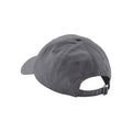 Graphite - Back - Beechfield Organic Cotton Panelled Baseball Cap