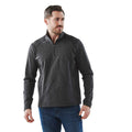 Black Heather - Pack Shot - Stormtech Mens Treeline Quarter Zip Pullover