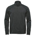 Black Heather - Front - Stormtech Mens Treeline Quarter Zip Pullover