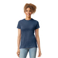 Navy Mist - Front - Gildan Womens-Ladies CVC T-Shirt