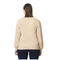 Sand - Back - Gildan Unisex Adult Softstyle Fleece Midweight Pullover