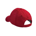 Classic Red - Back - Beechfield Childrens-Kids Original 5 Panel Cap