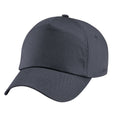 Graphite - Front - Beechfield Childrens-Kids Original 5 Panel Cap