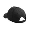 Black - Back - Beechfield Childrens-Kids Original 5 Panel Cap