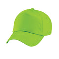 Lime - Front - Beechfield Childrens-Kids Original 5 Panel Cap