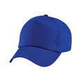 Bright Royal Blue - Front - Beechfield Childrens-Kids Original 5 Panel Cap