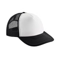 Black-White - Front - Beechfield Unisex Adult Vintage Snapback Trucker Cap