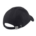 Black - Back - Beechfield Unisex Adult Heavy Brushed Cotton Low Profile Cap