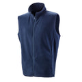 Navy Blue - Front - Result Core Unisex Adult Microfleece Gilet