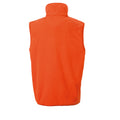 Orange - Back - Result Core Unisex Adult Microfleece Gilet