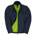 Navy Blue - Front - B&C Womens-Ladies ID.701 Soft Shell Jacket