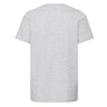 Heather Grey - Back - Fruit of the Loom Childrens-Kids Original Cotton T-Shirt