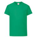 Kelly Green - Front - Fruit of the Loom Childrens-Kids Original Cotton T-Shirt