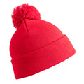 Red - Front - Result Childrens-Kids Winter Essentials Pom Pom Beanie