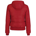 Red - Back - B&C Womens-Ladies Superhood Bomber Jacket