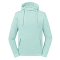 Aqua - Front - Russell Unisex Adult Organic Hoodie