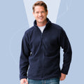 French Navy - Pack Shot - Russell Mens Full Zip Outdoor Fleece Jacket