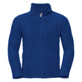 Bright Royal - Front - Russell Mens Full Zip Outdoor Fleece Jacket