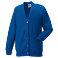 Bright Royal - Front - Jerzees Schoolgear Childrens Fleece Cardigan