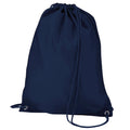 French Navy - Front - Quadra Gymsac Shoulder Carry Bag - 7 Litres