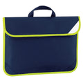 French Navy - Front - Quadra Enhanced-Vis Book Bag - 4 Litres