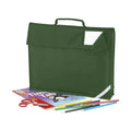 Bottle Green - Back - Quadra Junior Book Bag - 5 Litres