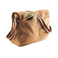 Sahara - Back - Quadra Vintage Canvas Despatch Bag - 14 Litres