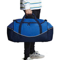 Bright Royal-French Navy-White - Side - Quadra Teamwear Holdall Duffle Bag (55 Litres)