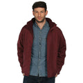 Burgundy - Back - Regatta Dover Waterproof Windproof Jacket (Thermo-Guard Insulation)