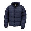 Navy Blue - Front - Result Mens Holkham Down Feel Water Repellent Jacket