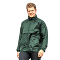 Bottle Green - Back - Result Mens Core Adult Windcheater Water Repellent Windproof Jacket