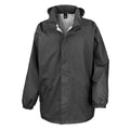 Black - Front - Result Mens Core Midweight Waterproof Windproof Jacket