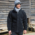 Navy Blue - Side - Result Core Mens Polartherm Fleece Jacket